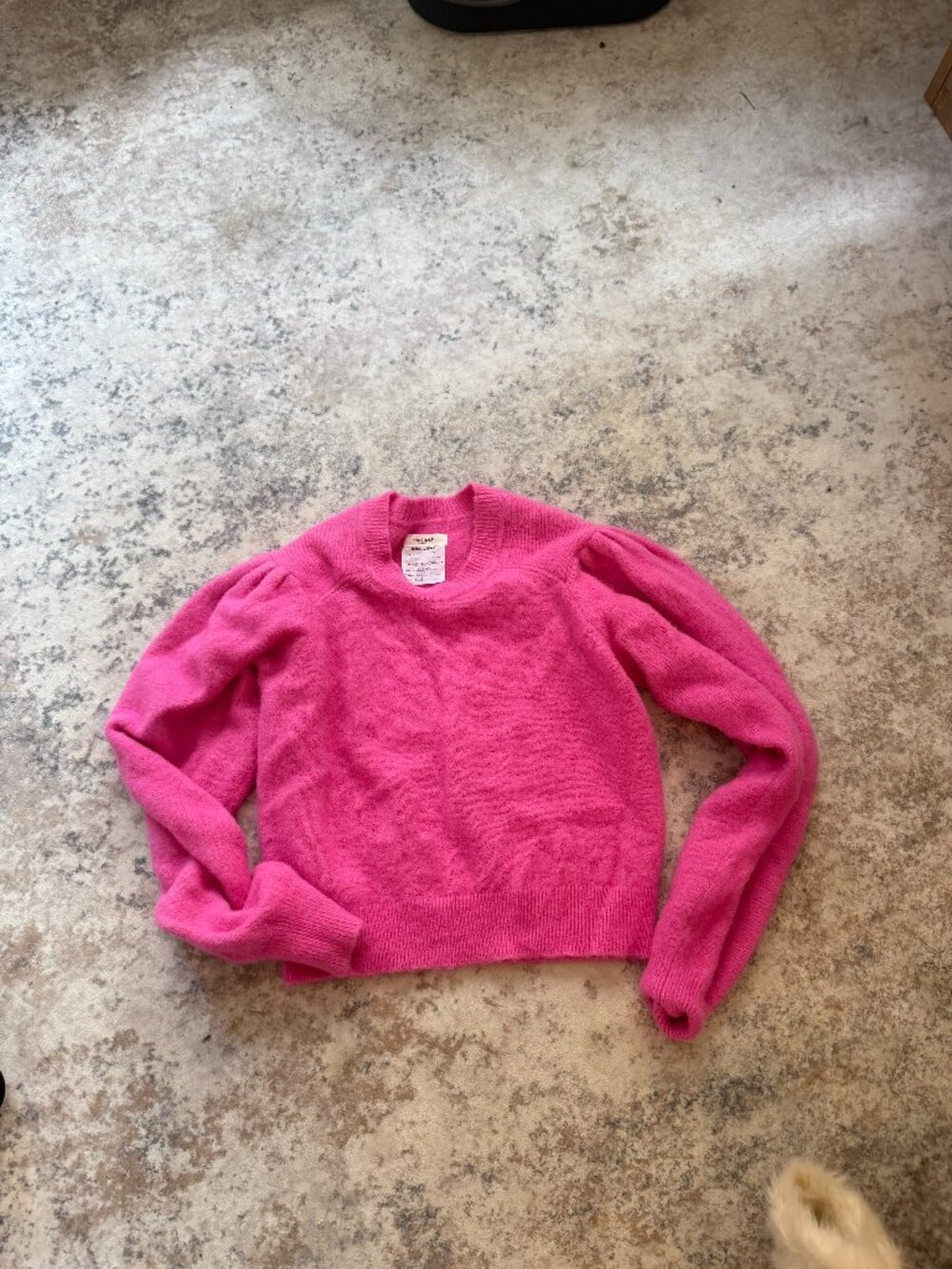 Isabel Marant Étoile Pink Mohair Fuzzy Sweater Size S